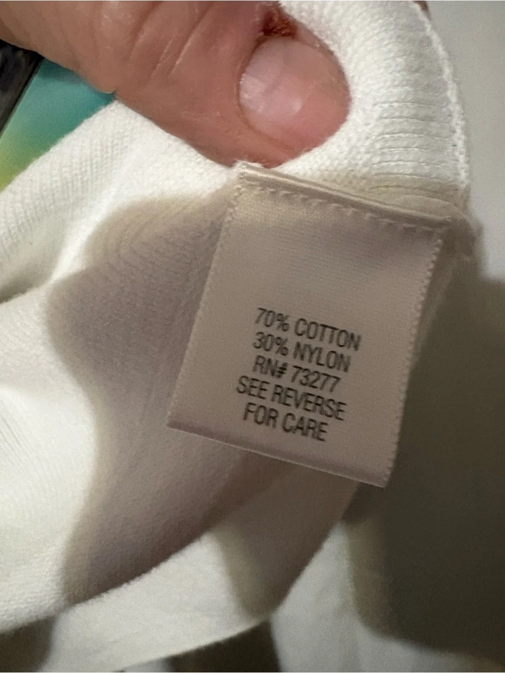 croft & barrow White Sleeveless Knit Sweater Tank #2112 - Picture 3 of 4